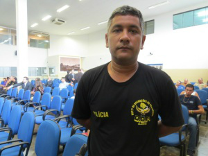 Dofiano' há dois anos, Angelo destacou importância de reciclagem contínua em favor das ações policiais
(Foto: Thalyta Andrade)