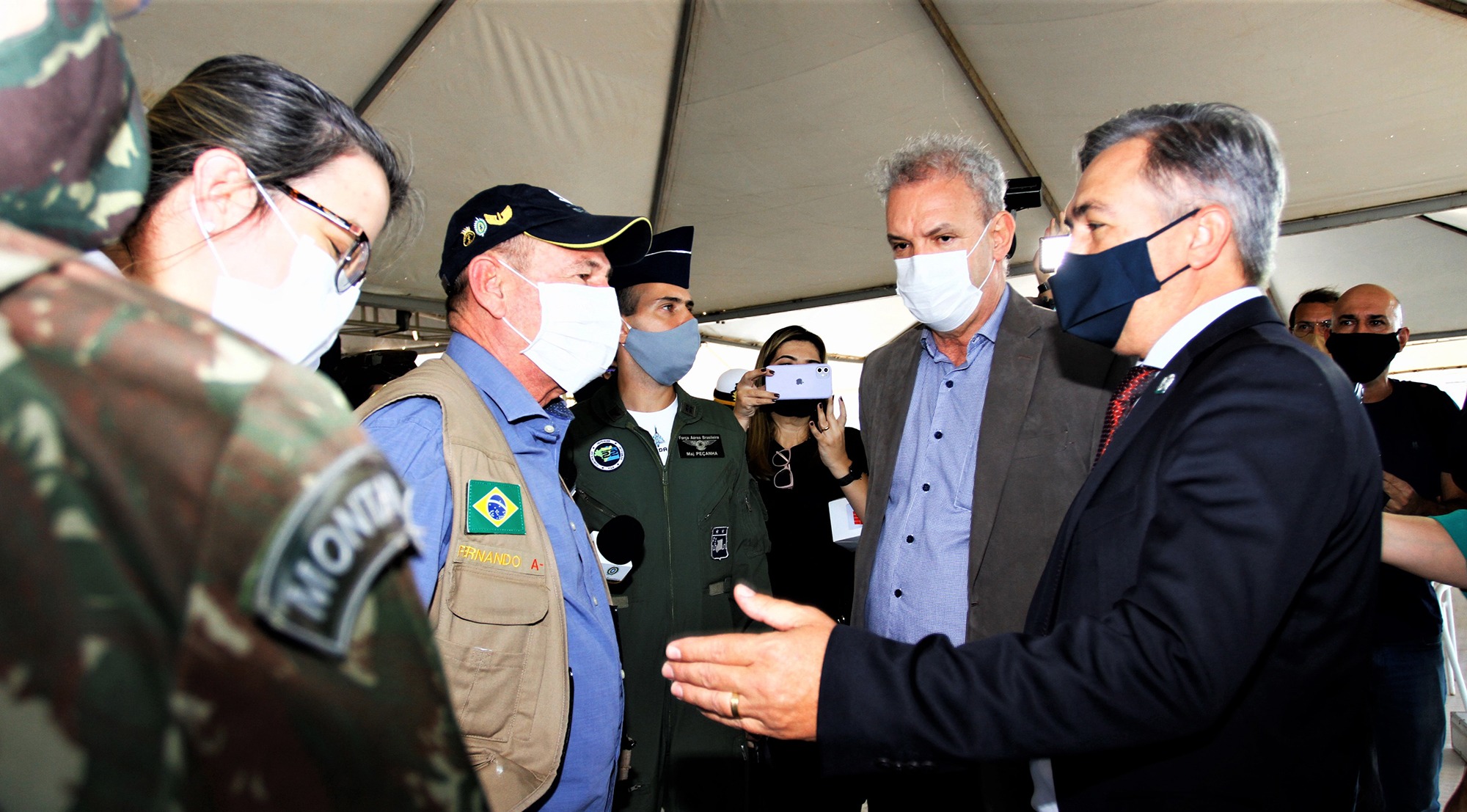 Secretários de MS apresentam panorama do combate ao coronavírus ao Ministro da Defesa Secretários de MS apresentam panorama do combate ao coronavírus ao Ministro da Defesa
