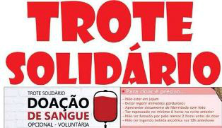 Acadêmicos da Capital fazem trote solidário nesta quarta-feira