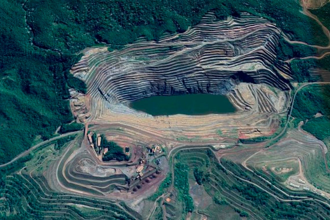 Defesa Civil monitora movimento de talude em mina de Barão de Cocais Google Maps