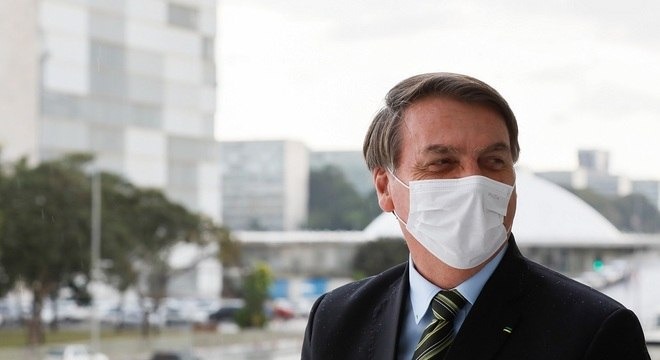 Jair Bolsonaro na rampa do Palácio do Planalto, em Brasília
Isac Nóbrega / PR