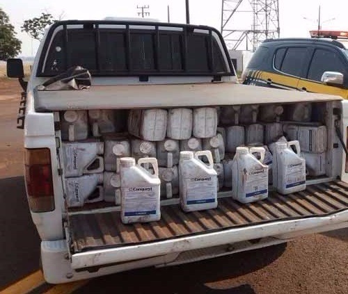 Douradense é multado em R$ 50 mil por contrabando de agrotóxico