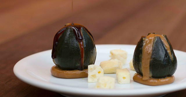 Prepare um delicioso figo com doce de leite