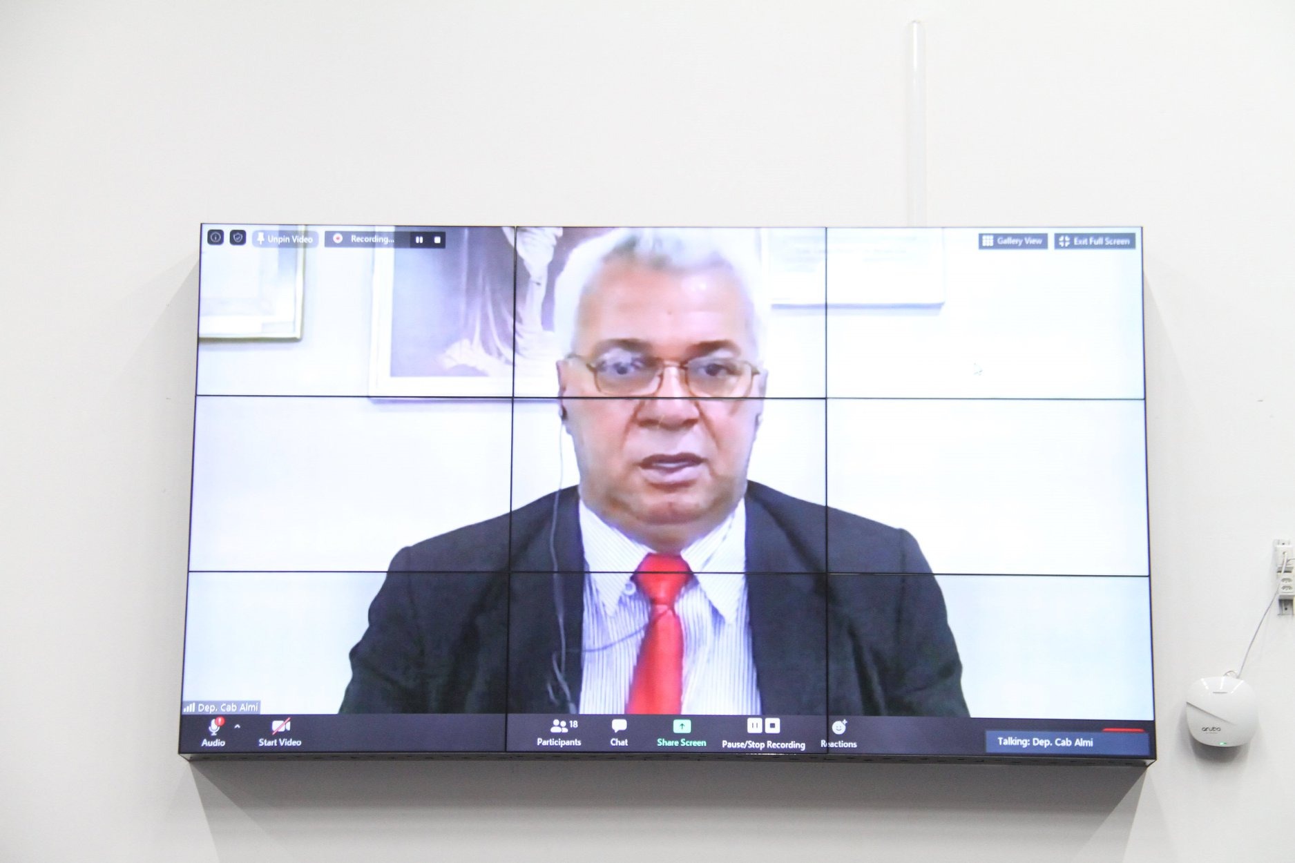 Cabo Almi vota contra a reforma da previdência Divulgação