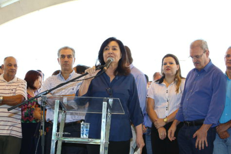 Délia acompanha agenda do governador do estado Reinaldo Azambuja em entrega de escolas e assinatura de termo de cooperação – A. Frota