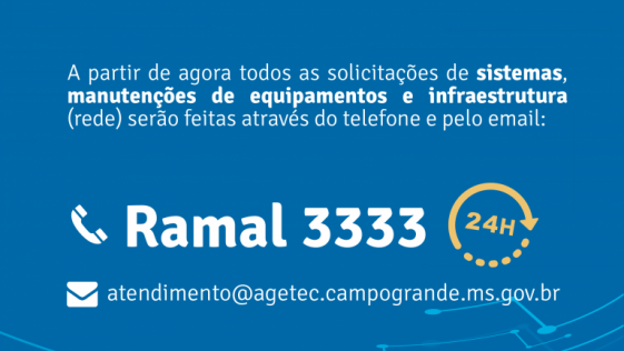 Prefeitura cria ramal único de atendimento e otimiza serviços técnicos de suporte Prefeitura cria ramal único de atendimento e otimiza serviços técnicos de suporte