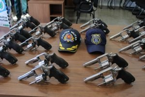 PM doa 150 revólveres à Guarda Civil Metropolitana