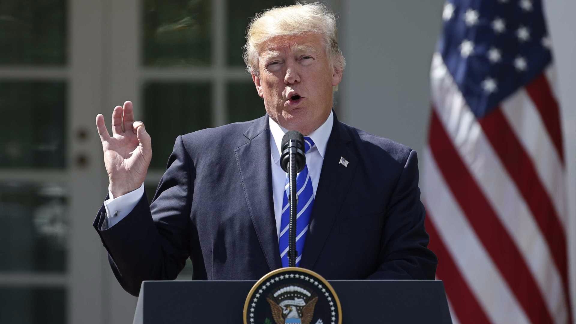 Trump: 'Estamos preparados' para tomar medidas contra a Coreia do Norte Joshua Roberts/Reuters