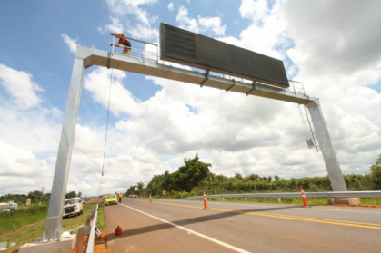 o PMV tem como finalidade prestar comunicação preventiva aos motoristas durante as viagens.(Foto:Rachid Waqued)