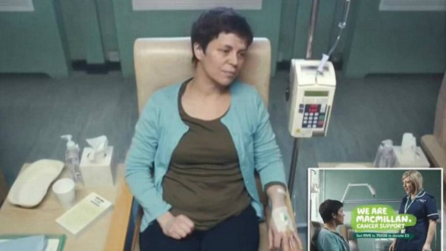 Annabel Wood, de 47 anos, tem câncer de mama Foto: Reprodução de imagem de TV
