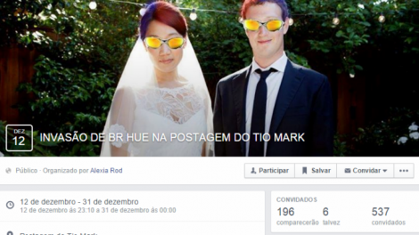 © Fornecido por Gizmodo Invasao em perfil de Mark Zuckerberg