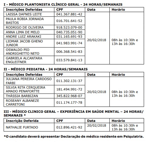 Prefeitura de Campo Grande convoca 36 médicos