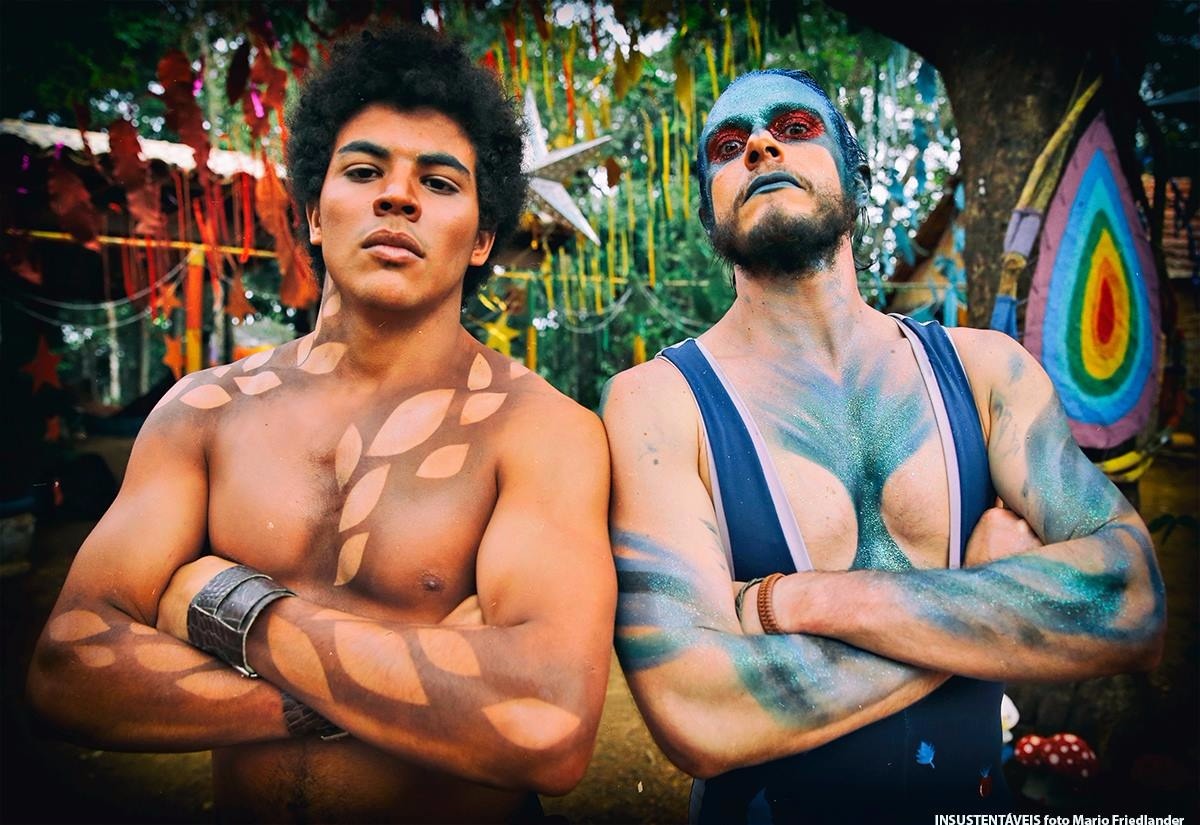 Série nacional estreia na TV Cultura com ator de MS no elenco principal Os atores Tero Queiroz de MS, na esquerda e Marcos Becker. (Foto: Mário Friedlander)