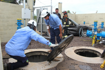 A interação entre os órgãos de atendimento envolvidos em acidentes deste tipo foi alcançada.
