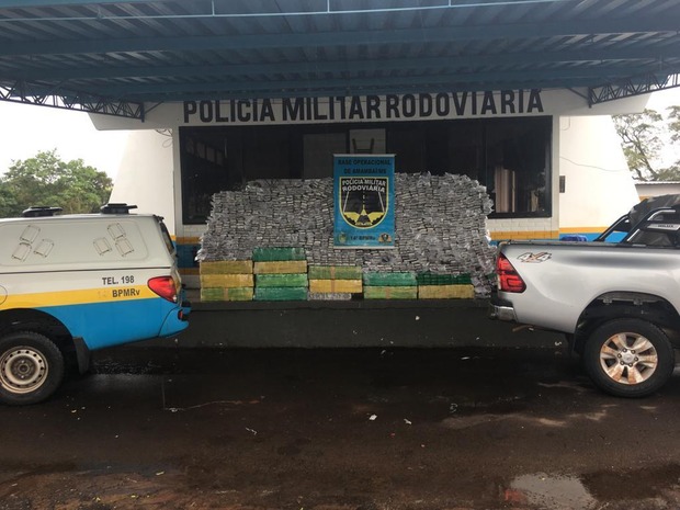 Em uma semana PMR apreende quase 2 toneladas de droga nas rodovias