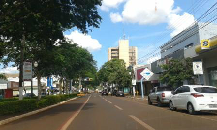 centro comercial de Dourados Foto Valdeir Azevedo 