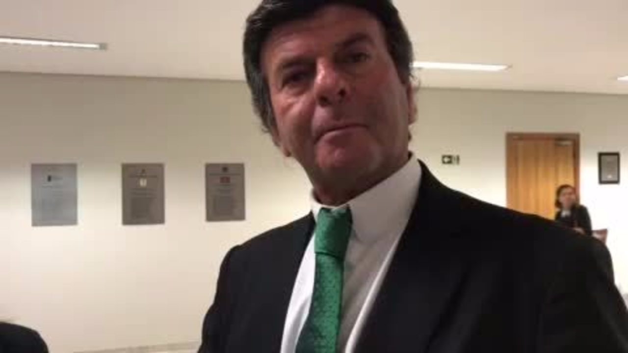 O ministro Luiz Fux fala do julgamento no STFsobre validade da Lei da Ficha Limpa