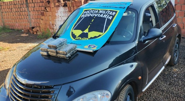 Cocaína avaliada em mais de R$ 200 mil é apreendida na MS-164