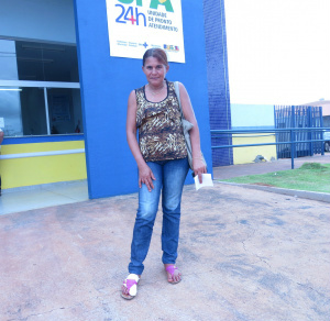 Dona de casa Maria Terezinha acredita que unidade vai dar atendimento mais rápido aos pacientes (Foto: Gizele Almeida