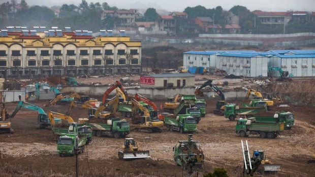Segundo hospital será construído em duas semanas em Wuhan