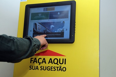 Câmara lança totens interativos para promover maior aproximação com a população Câmara lança totens interativos para promover maior aproximação com a população