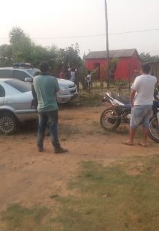 Mulher é executada a tiros em Capitan Bado no Paraguai Local do assassinato.