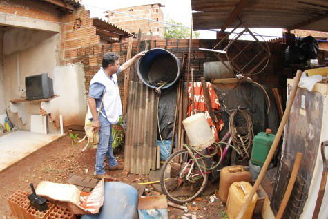 De 107 mil imóveis 85 mil já receberam a visita dos agentes de saúde (Foto– Divulgação)