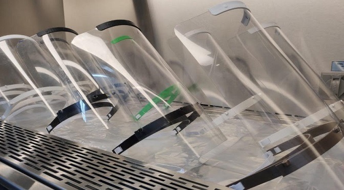 Parceria viabiliza a produção de 2,4 mil EPIs para profissionais no combate ao Covid-19