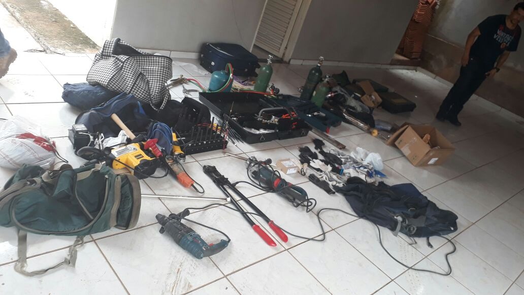 Materiais eram usados em crimes no MS e MT - Foto: Divulgação / PJC-MT