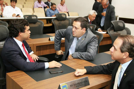 Os deputados estaduais Beto Pereira e Coronel David são os autores das leis
Foto: Victor Chileno  AL/MS