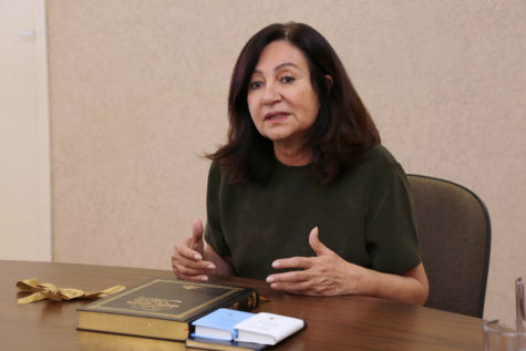 Em cem dias de governo, Délia Razuk reafirma compromisso com as pessoas Prefeita Délia reafirma seu com promisso com as pessoas – Assecom/arquivo
