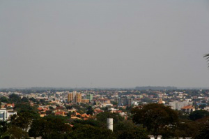 O tempo amanheceu com neblina na Capital. (Foto: Marcos Ermínio)