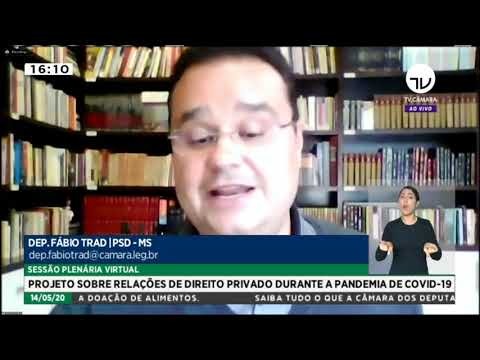 Fábio Trad destaca aprovação de importantes projetos no enfrentamento à Covid-19 Divulgação
