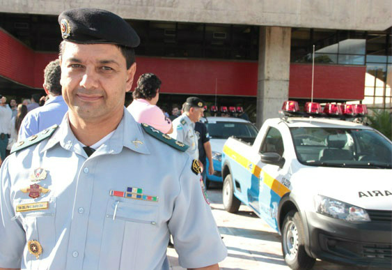 Tenente coronel Ary Carlos Barbosa está à frente do batalhão de Dourados há quase quatro anos (Foto: Divulgação)