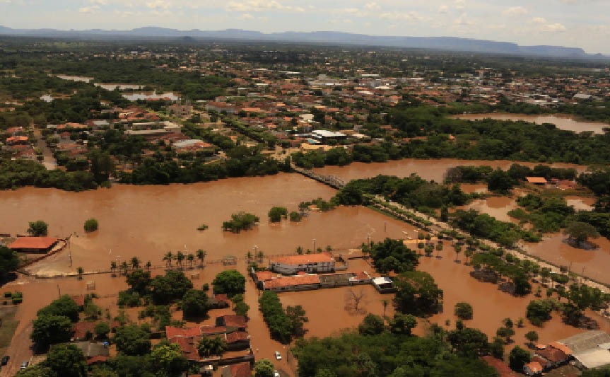 Chuvas de março representam 'novo' risco para Pantanal Município sofre os efeitos da “cheia” antecipada, e ainda tem famílias desalojadas - Foto: Chico Ribeiro