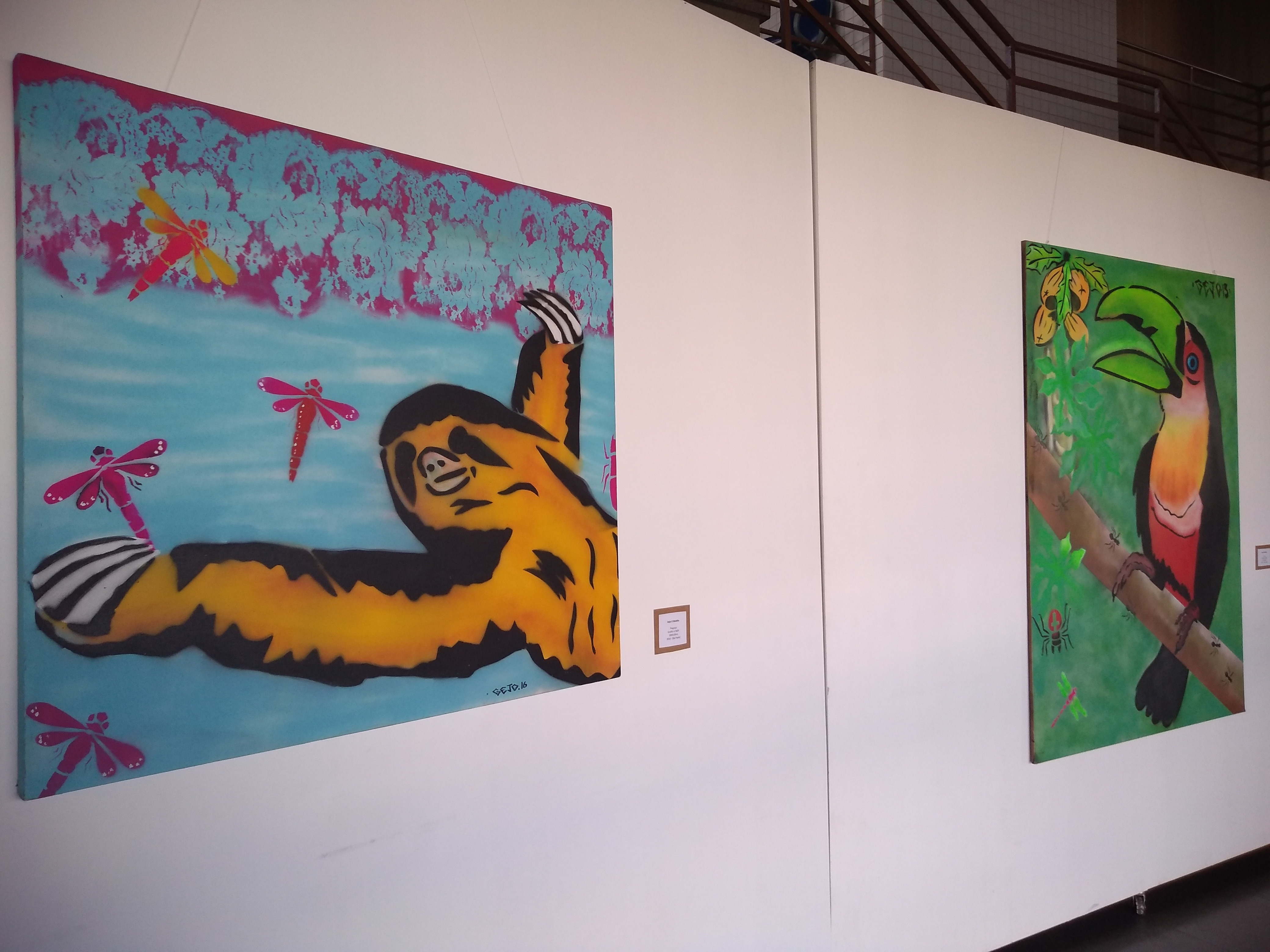 Memorial da Cultura e Cidadania recebe exposição de grafiteiro paulista Foto: Núcleo de Artes Visuais da FCMS