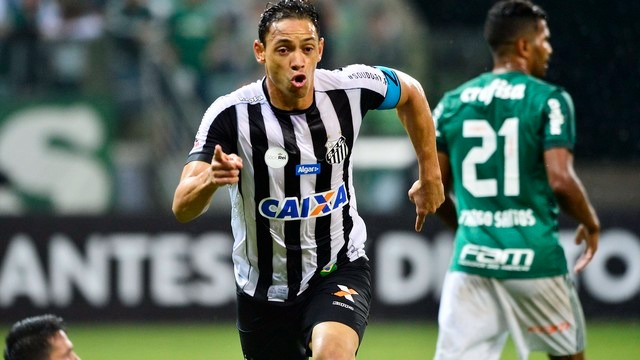Santos vence na Arena, mantém caça ao Corinthians e complica sonho do Palmeiras Santos vence na Arena, mantém caça ao Corinthians e complica sonho do Palmeiras