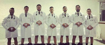 Estudantes de medicina lamentam 'repercussão negativa' de foto Reprodução / Instagram