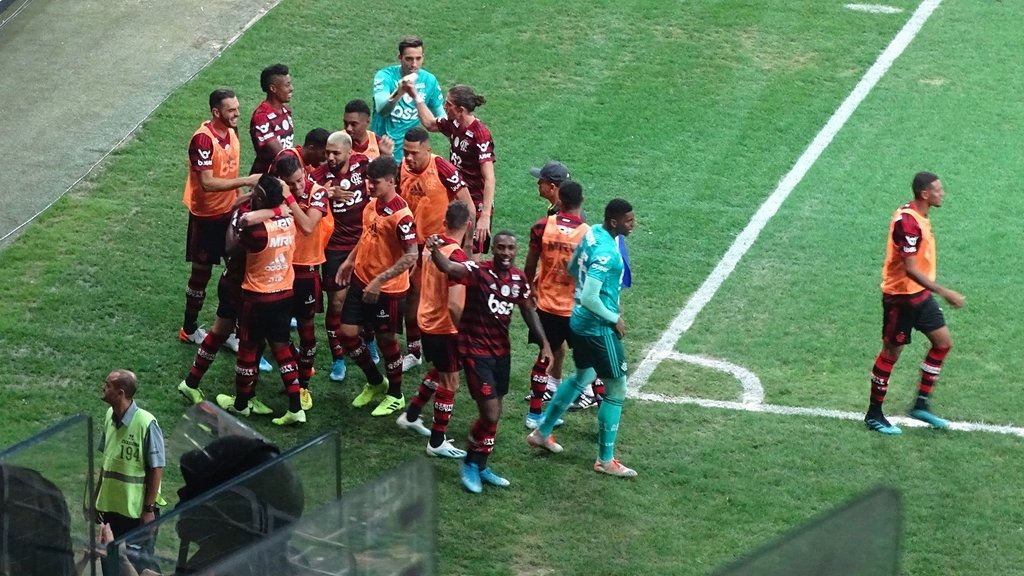 Comemoração do gol. @FredHuber