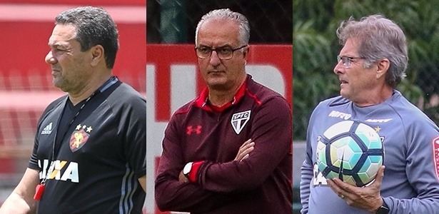 Sport, de Luxemburgo, São Paulo, de Dorival, e Atlético-MG, de Oswaldo, têm decisões