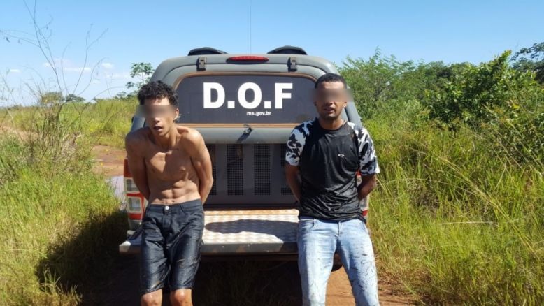 Assaltantes se escondem em pântano e acabam presos