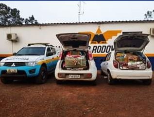 Dois são flagrados com produtos sem procedência fiscal na fronteira