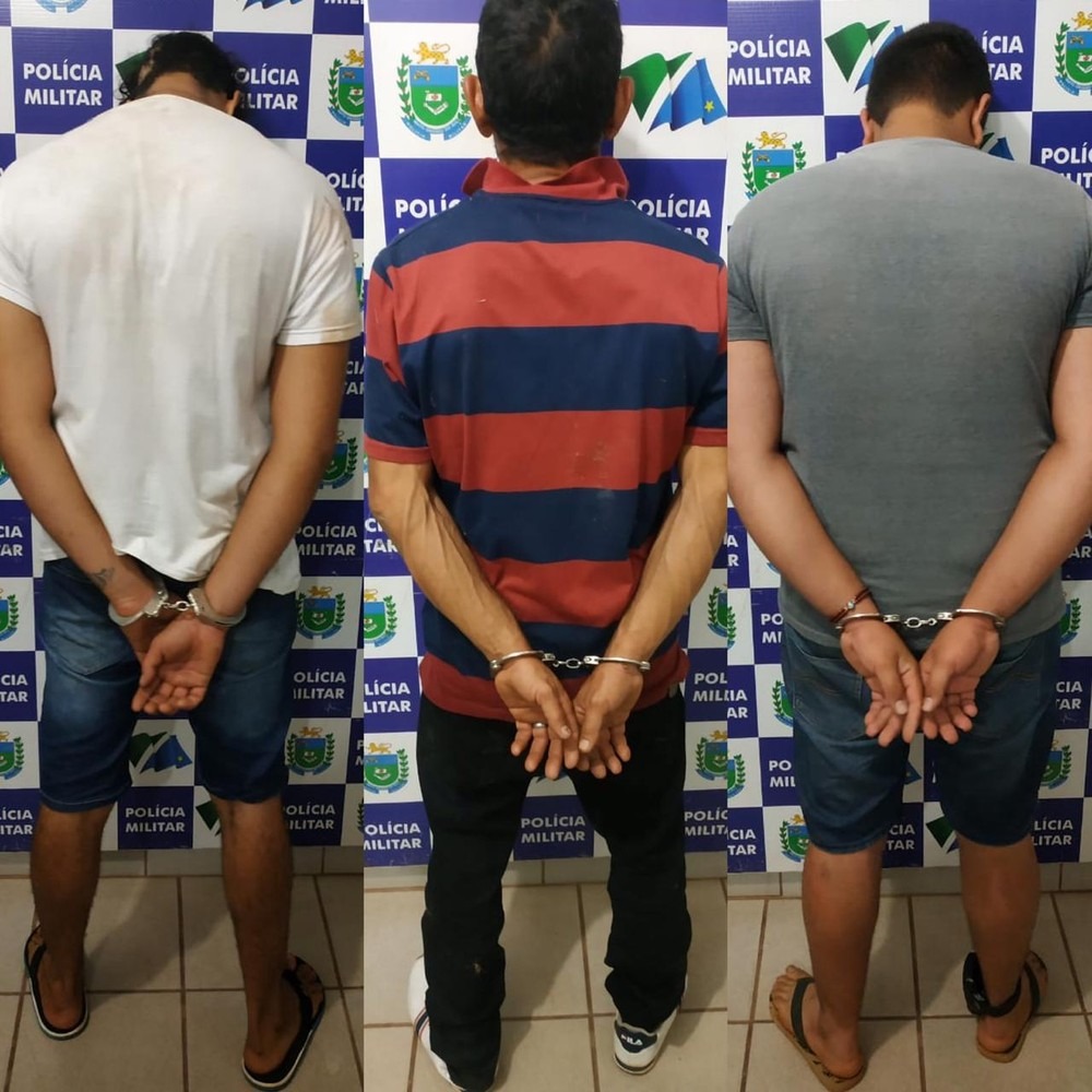 Trio faz arrastão na madrugada e acaba preso pela Polícia Militar Trio faz arrastão na madrugada e acaba preso pela Polícia Militar