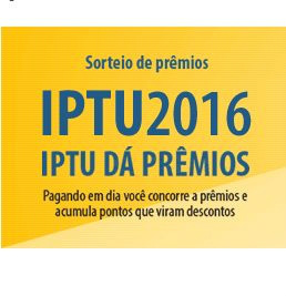 Segunda parcela do IPTU com desconto vence nesta sexta-feira