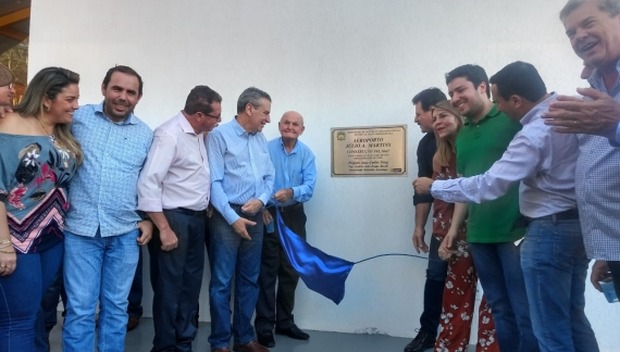Paulo Corrêa é o primeiro a decolar após inauguração do receptivo de Chapadão do Sul Paulo Corrêa é o primeiro a decolar após inauguração do receptivo de Chapadão do Sul