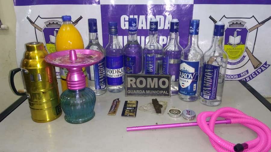 Guarda Municipal acaba com festa social regata a álcool e drogas