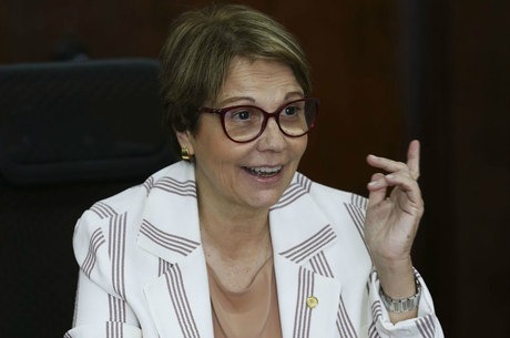 Tereza Cristina apresenta áreas para investimento aos árabes Ministra Tereza Cristina em seminário com árabes
Antonio Cruz/ Agência Brasil
