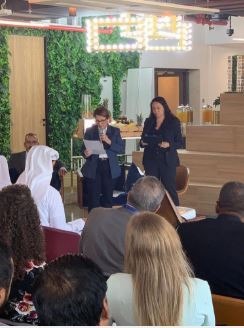 Tereza Cristina vê distorções na associação entre agricultura e desmatamento Tereza Cristina participou de seminário sobre oportunidades de negócios no Brasil na Câmara de Comércio Árabe-Brasileira, em Dubai - Divulgação Ministério da Agricultura, Pecuária e Abastecimento