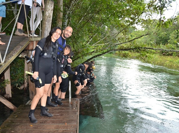 Turistas de Santa Catarina. Foto: Raquel dos Passos.
