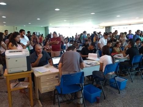 Central de matrícula. Arquivo